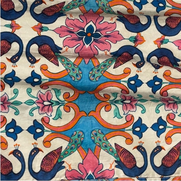 New! BEAU & RO SARA ROSSI CHARLESTON BLOCK PRINT ANKLE DRESS - Picture 15 of 15